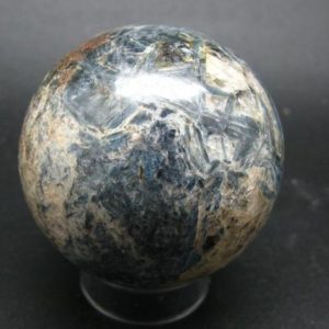 Shop Kyanite Shapes! Blue Kyanite Sphere Ball From Brazil – 2.3" | Natural genuine stones & crystals in various shapes & sizes. Buy raw cut, tumbled, or polished gemstones for making jewelry or crystal healing energy vibration raising reiki stones. #crystals #gemstones #crystalhealing #crystalsandgemstones #energyhealing #affiliate #ad
