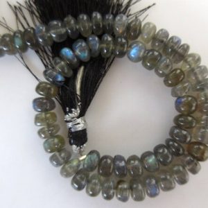 Shop Labradorite Rondelle Beads! AAA Natural Labradorite Smooth Rondelle Beads, 6mm Labradorite Beads, Labradorite Jewelry, GDS961 | Natural genuine rondelle Labradorite beads for beading and jewelry making.  #jewelry #beads #beadedjewelry #diyjewelry #jewelrymaking #beadstore #beading #affiliate #ad