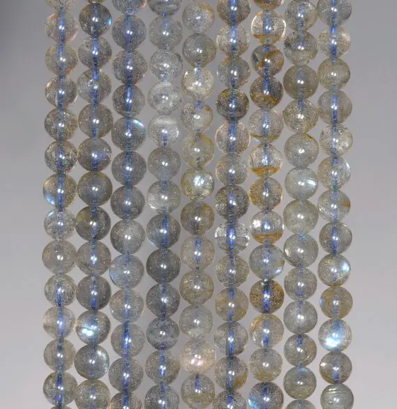 5mm Labradorite Gemstone Round 5mm Loose Beads 16 Inch Full Strand (90188730-89)