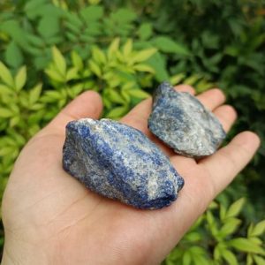 Shop Raw & Rough Lapis Lazuli Stones! Raw Lapis Lazuli Chunk 30-50mm | Natural genuine stones & crystals in various shapes & sizes. Buy raw cut, tumbled, or polished gemstones for making jewelry or crystal healing energy vibration raising reiki stones. #crystals #gemstones #crystalhealing #crystalsandgemstones #energyhealing #affiliate #ad