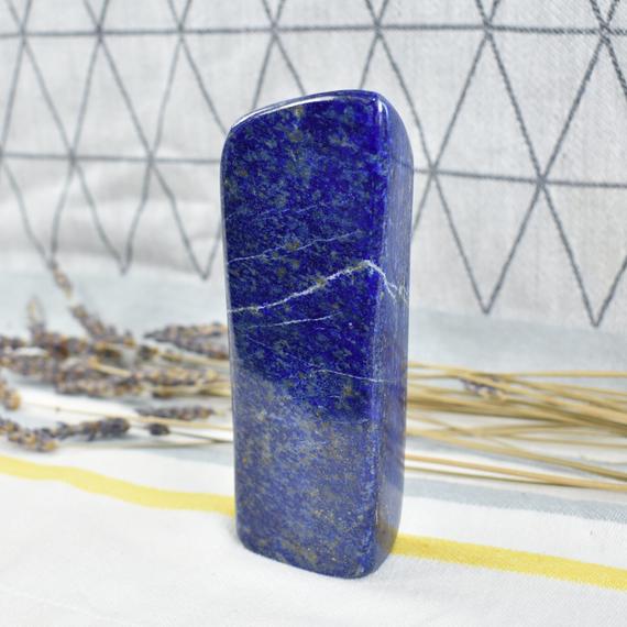 Polished Lapis Lazuli Specimen // Lapis Lazuli Decorator // Mineral Decor // Metaphysical Specimen // Village Silversmith