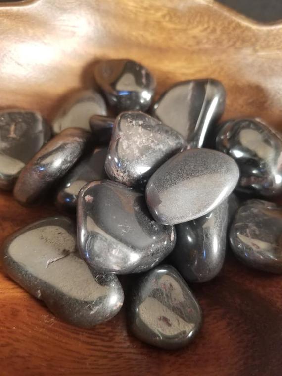Large Hematite Tumbled Stones Healing Crystal Meditation Stone Chakra Reiki