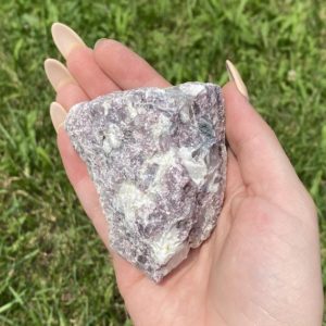 Shop Raw & Rough Lepidolite Stones! Natural Lepidolite raw Stones MLAP1 | Natural genuine stones & crystals in various shapes & sizes. Buy raw cut, tumbled, or polished gemstones for making jewelry or crystal healing energy vibration raising reiki stones. #crystals #gemstones #crystalhealing #crystalsandgemstones #energyhealing #affiliate #ad
