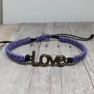 Shop Hemp Jewelry! Love Bracelet – Love Jewelry – Hemp Jewelry – Hemp Bracelet -Bohemian Bracelet – Bohemian Jewelry – Macrame Bracelet – Romantic Gift | Shop jewelry making and beading supplies, tools & findings for DIY jewelry making and crafts. #jewelrymaking #diyjewelry #jewelrycrafts #jewelrysupplies #beading #affiliate #ad