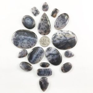 Moss Agate Cabochon Lot // Agate Cabochon // Gems // Cabochons // Jewelry Making Supplies / Village Silversmith | Natural genuine stones & crystals in various shapes & sizes. Buy raw cut, tumbled, or polished gemstones for making jewelry or crystal healing energy vibration raising reiki stones. #crystals #gemstones #crystalhealing #crystalsandgemstones #energyhealing #affiliate #ad