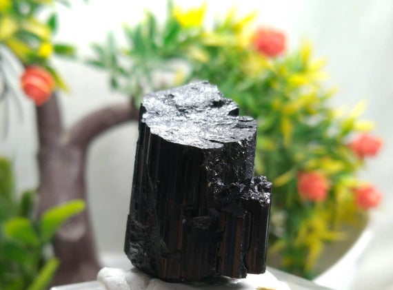 25g Black Tourmaline Schorl Crystal, Untreated
