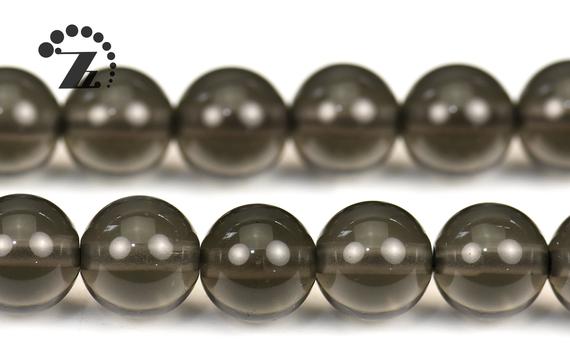 Ice Obsidian Smooth Round Beads,6mm 8mm 10mm 12mm For Choice,15" Full Strand