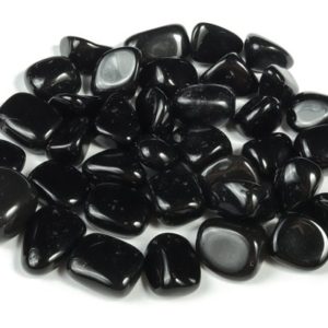 Shop Tumbled Obsidian Crystals & Pocket Stones! Obsidian Tumbled Stone – Natural Gemstone – Loose Gemstone – Natural Stone – Black Obsidian Gemstone – TU1091 | Natural genuine stones & crystals in various shapes & sizes. Buy raw cut, tumbled, or polished gemstones for making jewelry or crystal healing energy vibration raising reiki stones. #crystals #gemstones #crystalhealing #crystalsandgemstones #energyhealing #affiliate #ad