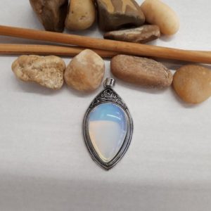 Shop Opal Pendants! Opal Pendant Necklace – Teardrop Opal Pendant – Opal Jewelry – Opal Jewelry For Woman – Opal with Silver Jewelry – Flower Pendant Necklace | Natural genuine Opal pendants. Buy crystal jewelry, handmade handcrafted artisan jewelry for women.  Unique handmade gift ideas. #jewelry #beadedpendants #beadedjewelry #gift #shopping #handmadejewelry #fashion #style #product #pendants #affiliate #ad