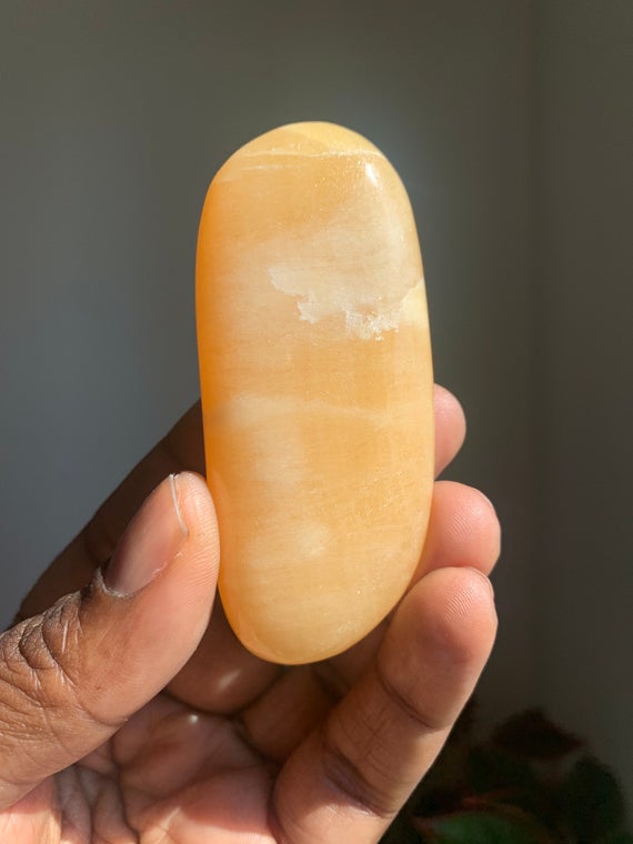 Orange Calcite Palm Stone Freeform | Healing Meditation Crystals | Chakra Stones | Rocks Quartz And Minerals | Mexican Mineral Specimen Orange Calcite Palm Stone Freeform | Healing Meditation Crystals | Chakra Stones | Rocks Quartz And Minerals | Mexican Mineral Specimen