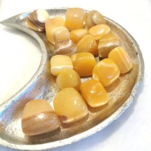 Orange calcite tumbled stones, 25 g, solar plexus, Reiki practice, chakra healing, Witchcraft ritual | Natural genuine stones & crystals in various shapes & sizes. Buy raw cut, tumbled, or polished gemstones for making jewelry or crystal healing energy vibration raising reiki stones. #crystals #gemstones #crystalhealing #crystalsandgemstones #energyhealing #affiliate #ad