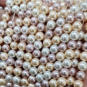 Shop Pearl Bead Shapes! Mixcolor South Sea Shell Pearls Shells Beads,4mm 6mm 8mm 10mm 12mm 14mm Shells Beads Wholesale Supply,one strand 15" | Natural genuine other-shape Pearl beads for beading and jewelry making.  #jewelry #beads #beadedjewelry #diyjewelry #jewelrymaking #beadstore #beading #affiliate #ad