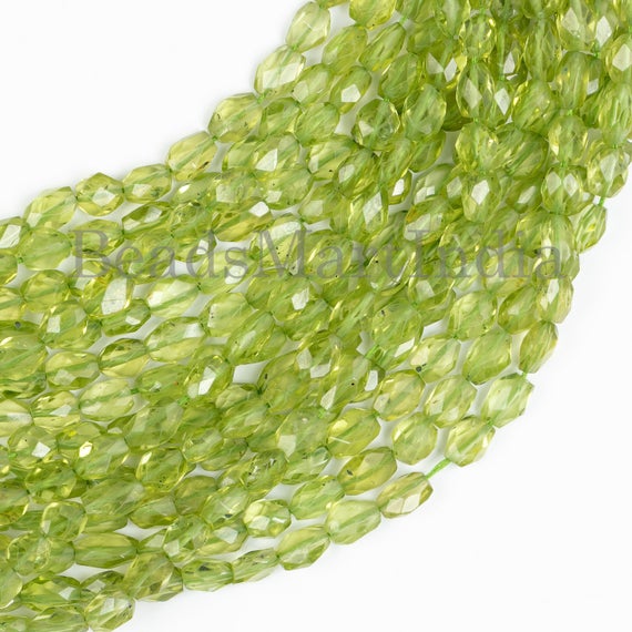 Peridot Faceted Nugget Shape 4x4.5-4x5mm Beads, Peridot Faceted Beads, Peridot Nugget Shape Beads, Peridot Gemstone Beads, Peridot Gemstone