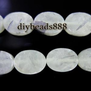 Shop Prehnite Bead Shapes! Prehnite,15 inch full strand green Prehnite matte oval beads,frosted beads,gemstone beads,diy beads,12x16mm | Natural genuine other-shape Prehnite beads for beading and jewelry making.  #jewelry #beads #beadedjewelry #diyjewelry #jewelrymaking #beadstore #beading #affiliate #ad