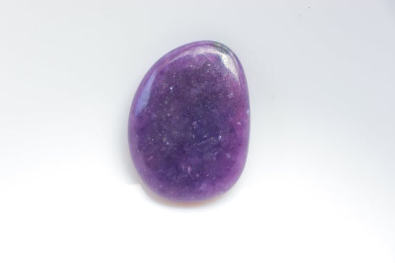 Purple Lepidolite Cabochon, Natural Purple Lepidolite Gemstone, Loose Stone For Jewelry Making, Pendant Stone, Healing Stone, Crystal #933