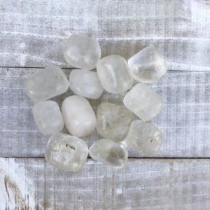 Tumbled Clear Quartz Polished Stone | Natural genuine stones & crystals in various shapes & sizes. Buy raw cut, tumbled, or polished gemstones for making jewelry or crystal healing energy vibration raising reiki stones. #crystals #gemstones #crystalhealing #crystalsandgemstones #energyhealing #affiliate #ad