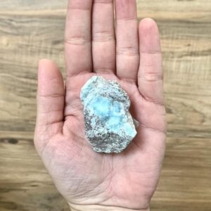 Raw larimar, 2 inches, reiki charged | Natural genuine stones & crystals in various shapes & sizes. Buy raw cut, tumbled, or polished gemstones for making jewelry or crystal healing energy vibration raising reiki stones. #crystals #gemstones #crystalhealing #crystalsandgemstones #energyhealing #affiliate #ad