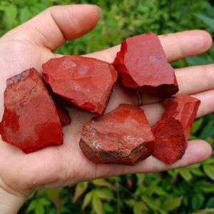 Shop Raw & Rough Red Jasper Stones! Raw Red Jasper Chunk 30-50mm | Natural genuine stones & crystals in various shapes & sizes. Buy raw cut, tumbled, or polished gemstones for making jewelry or crystal healing energy vibration raising reiki stones. #crystals #gemstones #crystalhealing #crystalsandgemstones #energyhealing #affiliate #ad