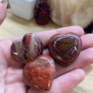 Shop Red Jasper Shapes! Red Jasper Crystal Hearts | Natural genuine stones & crystals in various shapes & sizes. Buy raw cut, tumbled, or polished gemstones for making jewelry or crystal healing energy vibration raising reiki stones. #crystals #gemstones #crystalhealing #crystalsandgemstones #energyhealing #affiliate #ad