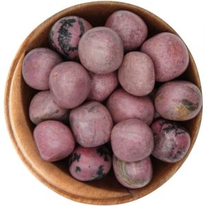 Shop Tumbled Rhodonite Crystals & Pocket Stones! 1 Rhodonite (Peru) – Ethically Sourced Tumbled Stone | Natural genuine stones & crystals in various shapes & sizes. Buy raw cut, tumbled, or polished gemstones for making jewelry or crystal healing energy vibration raising reiki stones. #crystals #gemstones #crystalhealing #crystalsandgemstones #energyhealing #affiliate #ad