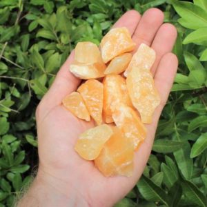 Orange Calcite Rough Natural Premium Grade Stones: Choose How Many Pieces (Premium Quality 'A' Grade) | Natural genuine stones & crystals in various shapes & sizes. Buy raw cut, tumbled, or polished gemstones for making jewelry or crystal healing energy vibration raising reiki stones. #crystals #gemstones #crystalhealing #crystalsandgemstones #energyhealing #affiliate #ad