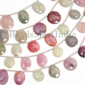 Shop Sapphire Bead Shapes! Multi Sapphire Faceted Flat Fancy Rose Cut Beads, Multi Sapphire Faceted Beads, Multi Sapphire Fancy Beads, Multi Sapphire Beads | Natural genuine other-shape Sapphire beads for beading and jewelry making.  #jewelry #beads #beadedjewelry #diyjewelry #jewelrymaking #beadstore #beading #affiliate #ad