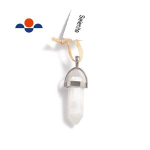 Selenite Silver Pendulum Pendant Healing Point 40x8mm Sold Per Piece | Natural genuine Array jewelry. Buy crystal jewelry, handmade handcrafted artisan jewelry for women.  Unique handmade gift ideas. #jewelry #beadedjewelry #beadedjewelry #gift #shopping #handmadejewelry #fashion #style #product #jewelry #affiliate #ad