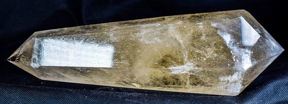 Massive Smoky Quartz  Double Terminated Polished Point 13"  Weighs 6.08 Pounds