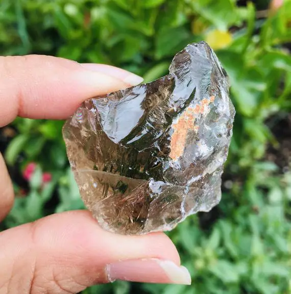 Raw Smoky Quartz Crystal (1) Smoky Quartz Stone (raw Crystals Stones) Natural Gemstones Rough (clear Gray Black) Chunk M/l