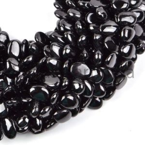 Shop Spinel Chip & Nugget Beads! Natural Black Spinel Smooth Nugget Beads, Black Spinel Plain Beads, Black Spinel Smooth Beads, Spinel Nugget Beads, Black Spinel Beads | Natural genuine chip Spinel beads for beading and jewelry making.  #jewelry #beads #beadedjewelry #diyjewelry #jewelrymaking #beadstore #beading #affiliate #ad