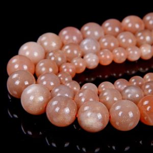 Natural Gemstone Round Loose Beads Sunstone Beads for Jewelry Making 15 4mm 6mm 8mm 10mm 6mm