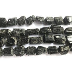Shop Tourmaline Chip & Nugget Beads! Natural Tourmaline 15-20mm Raw Nuggets Genuine Loose Black Freeshape Beads 15 inch Jewelry Supply Bracelet Necklace Material Support | Natural genuine chip Tourmaline beads for beading and jewelry making.  #jewelry #beads #beadedjewelry #diyjewelry #jewelrymaking #beadstore #beading #affiliate #ad