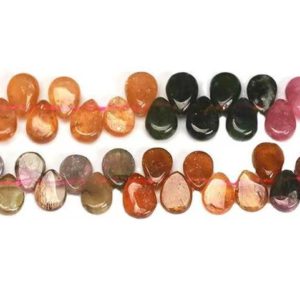 Shop Tourmaline Bead Shapes! Natural Tourmaline Teardrop Shape Beads,Natural Tourmaline Beads,15 inches one starand | Natural genuine other-shape Tourmaline beads for beading and jewelry making.  #jewelry #beads #beadedjewelry #diyjewelry #jewelrymaking #beadstore #beading #affiliate #ad