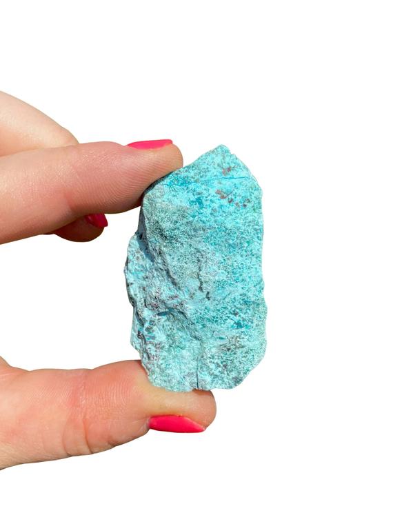 Raw Peruvian Turquoise (chrysocolla) Stone (0.5"-3") Rough Natural Turquoise From Peru - Raw Turquoise Crystal - Healing Crystals & Stones
