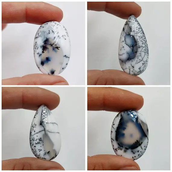 Dandertic Agate  Gemstone, Cabochon, Loose Pendant Stone For Jewelry / Healing Crystal
