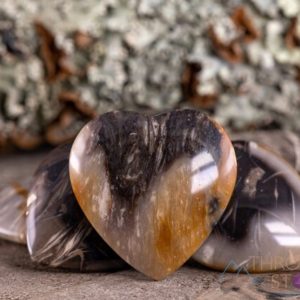 Feather AGATE Crystal Heart – Crystal Cabochon, Jewelry Making, Self Care, Home Decor, E1677 | Natural genuine stones & crystals in various shapes & sizes. Buy raw cut, tumbled, or polished gemstones for making jewelry or crystal healing energy vibration raising reiki stones. #crystals #gemstones #crystalhealing #crystalsandgemstones #energyhealing #affiliate #ad