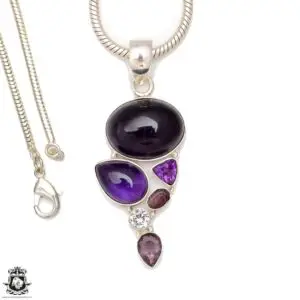 Shop Amethyst Pendants! Amethyst Energy Healing Necklace • Crystal Healing Necklace • Minimalist Necklace P6699 | Natural genuine Amethyst pendants. Buy crystal jewelry, handmade handcrafted artisan jewelry for women.  Unique handmade gift ideas. #jewelry #beadedpendants #beadedjewelry #gift #shopping #handmadejewelry #fashion #style #product #pendants #affiliate #ad