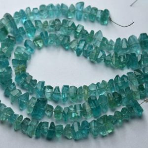 Shop Apatite Chip & Nugget Beads! 7 Inch Strand,Natural Blue Green Apatite Faceted Fancy Nuggets  Shape Size 7-6mm | Natural genuine chip Apatite beads for beading and jewelry making.  #jewelry #beads #beadedjewelry #diyjewelry #jewelrymaking #beadstore #beading #affiliate #ad