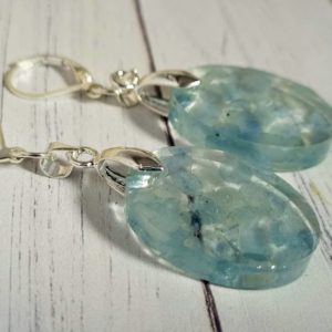 Shop Aquamarine Earrings! March birthstone earrings, Aquamarine earrings, blue gemstone earrings, March birthstone, Blue earrings, long dangle drop earrings, | Natural genuine Aquamarine earrings. Buy crystal jewelry, handmade handcrafted artisan jewelry for women.  Unique handmade gift ideas. #jewelry #beadedearrings #beadedjewelry #gift #shopping #handmadejewelry #fashion #style #product #earrings #affiliate #ad