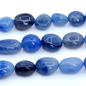 Shop Aventurine Chip & Nugget Beads! 6-8MM Blue Aventurine Beads Pebble Nugget Grade AAA Natural Gemstone Beads 15.5"/7.5" Bulk Lot Options (108461) | Natural genuine chip Aventurine beads for beading and jewelry making.  #jewelry #beads #beadedjewelry #diyjewelry #jewelrymaking #beadstore #beading #affiliate #ad