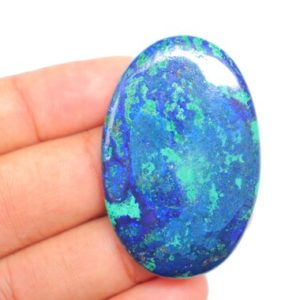 Shop Azurite Stones & Crystals! The Best! Azurite Malachite Cabochon, High Quality Azurite Malachite, Natural Azurite Malachite Cabochon, Loose Gemstone For Jewelry Making. | Natural genuine stones & crystals in various shapes & sizes. Buy raw cut, tumbled, or polished gemstones for making jewelry or crystal healing energy vibration raising reiki stones. #crystals #gemstones #crystalhealing #crystalsandgemstones #energyhealing #affiliate #ad
