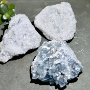 Shop Celestite Stones & Crystals! Celestite Crystal Cluster, Madagascar | Natural genuine stones & crystals in various shapes & sizes. Buy raw cut, tumbled, or polished gemstones for making jewelry or crystal healing energy vibration raising reiki stones. #crystals #gemstones #crystalhealing #crystalsandgemstones #energyhealing #affiliate #ad
