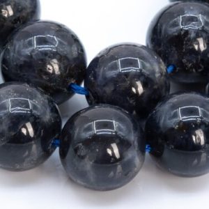 Shop Iolite Round Beads! 33 / 16 Pcs- 11-12MM Dark Blue Iolite Beads Grade AA Genuine Natural Round Gemstone Loose Beads (116508) | Natural genuine round Iolite beads for beading and jewelry making.  #jewelry #beads #beadedjewelry #diyjewelry #jewelrymaking #beadstore #beading #affiliate #ad
