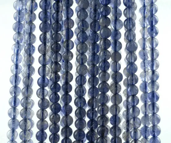 3mm Bermudan Blue Iolite Gemstone Grade Aaa Round Loose Beads 16 Inch Full Strand (90186109-832)