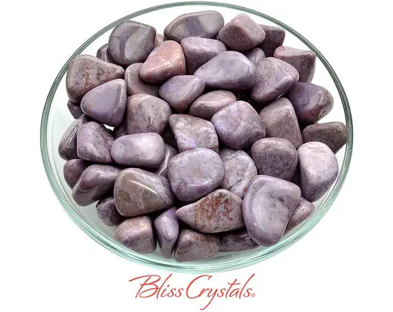 1 Purple Jade Or Lavender Jade Tumbled Stone Grade Aa Aka Dream Stone #pj32