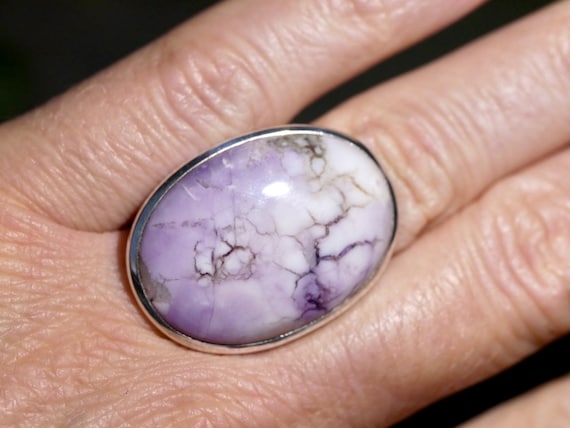 Bertrandite Ring Size 8 Tiffany Stone