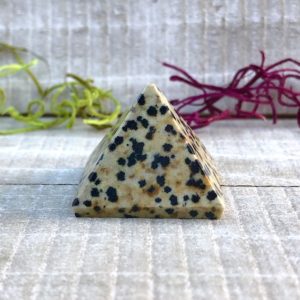 Dalmatian Jasper Crystal Pyramid | Natural genuine stones & crystals in various shapes & sizes. Buy raw cut, tumbled, or polished gemstones for making jewelry or crystal healing energy vibration raising reiki stones. #crystals #gemstones #crystalhealing #crystalsandgemstones #energyhealing #affiliate #ad