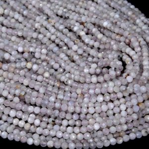 Shop Kunzite Faceted Beads! 2MM Light Purple Kunzite Gemstone Grade A Micro Faceted Round Beads 15.5 inch Full Strand BULK LOT 1,2,6,12 and 50 (80008845-P11) | Natural genuine faceted Kunzite beads for beading and jewelry making.  #jewelry #beads #beadedjewelry #diyjewelry #jewelrymaking #beadstore #beading #affiliate #ad