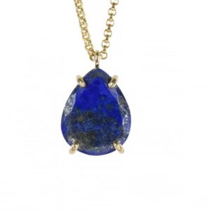 Lapis Lazuli Necklace · Pear Pendant Necklace · Gemstone Pendant · Teardrop Necklace · Gold Lapis Necklace · Custom Gold Necklace | Natural genuine Lapis Lazuli pendants. Buy crystal jewelry, handmade handcrafted artisan jewelry for women.  Unique handmade gift ideas. #jewelry #beadedpendants #beadedjewelry #gift #shopping #handmadejewelry #fashion #style #product #pendants #affiliate #ad