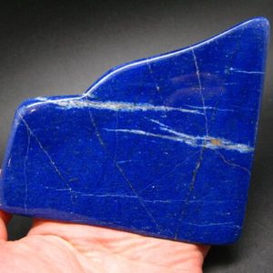 Shop Tumbled Lapis Lazuli Crystals & Pocket Stones! Lapis Lazuli Lazurite Tumbled Stone  From Afghanistan – 4.7" | Natural genuine stones & crystals in various shapes & sizes. Buy raw cut, tumbled, or polished gemstones for making jewelry or crystal healing energy vibration raising reiki stones. #crystals #gemstones #crystalhealing #crystalsandgemstones #energyhealing #affiliate #ad